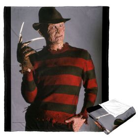 A Nightmare on Elm Street Silk Touch Throw Blanket, 50" x 60", Don't Mess with Freddy - 1WBH/23600/0037/OOF