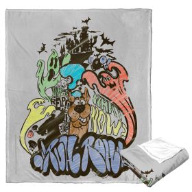 Warner Bros. Scooby-Doo Silk Touch Throw Blanket, 50" x 60", Scooby Graffiti - 1SCB/23600/0030/OOF