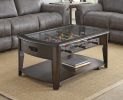 Foosball Cocktail Table - Tempered Glass Insert, Locking Casters, Fully Operational Game - Fun Addition to Game or Living Room - as Pic