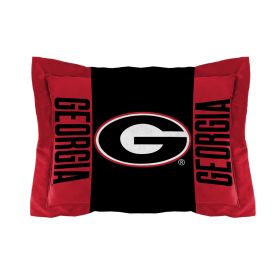 Georgia OFFICIAL NCAA "Modern Take" Twin Comforter & Sham Set; 64" x 86" - 1COL/86200/0029/EDC