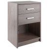 Molina Accent Table; Nightstand; Ash Gray - 16216