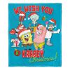 SpongeBob; Krabby Christmas Aggretsuko Comics Silk Touch Throw Blanket; 50" x 60" - 1BOB/23600/0002/OOF