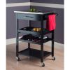 Anthony Kitchen Cart Stainless Steel - 20326