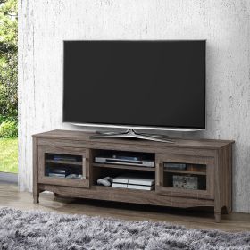 Techni Mobili Grey Driftwood TV Stand - as pic