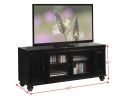 ACME Ferla TV Stand in Black 91103 - as pic