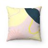 Summery Green Leaf Square Pillow Home Decoration Accents - 4 Sizes - 14" x 14"