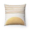 Abstract Sun with Lines Cushion Home Decoration Accents - 4 Sizes - 16" x 16"