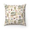 Rustic Elephant Two Color Sided Cushion Home Decoration Accents - 4 Sizes - 14" x 14"