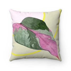 Leaf Square Pillow Home Decoration Accents - 4 Sizes - 18" x 18"