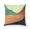 Tranquil Mountain Square Pillow - 4 Sizes - 14" x 14"