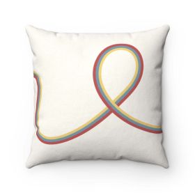 Abstract Swirl Lines Cushion Home Decoration Accents - 4 Sizes - 14" x 14"