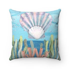 Seashell Design Cushion Home Decoration Accents - 4 Sizes - 14" x 14"