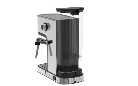 Geek Chef Espresso Machine, Cappuccino & Latte Machine with ESE POD Filter & Milk Frother Steam Wand, Accurate Temperature & Time Control, Compact Cof