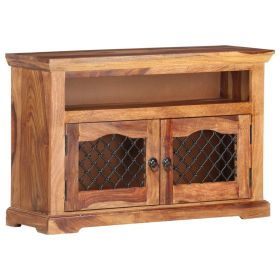 TV Stand 35.4"x11.8"x23.6" Solid Wood Sheesham - Brown