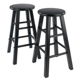 Element Counter Stools; 2-Pc Set; Black - 20274