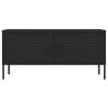 TV Stand Black 41.3"x13.8"x19.7" Steel - Black