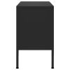 TV Stand Black 41.3"x13.8"x19.7" Steel - Black