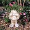 1pc Resin Planter Statue Vase, Outdoor Garden Ornaments Patio Lawn Garden Yard Entry Door Decor - Aunt Minnie