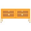 TV Stand Mustard Yellow 41.3"x13.8"x19.7" Steel - Yellow