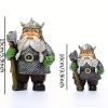 1pc Viking Victor Norse Gnome Statue, Viking Garden Gnome Figurines With Axe, Dwarf Ornaments For Indoor Outdoor Home Yard - Hatchet