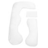 Pregnancy U Shaped Maternity Pillow Full Body Maternity Belly Comfort Pillow - White