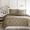 3M Scotchgard Diamond Quilting Reversible Down Alternative Comforter Set - as Pic