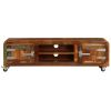 TV Stand 47.2"x11.8"x14.2" Solid Wood Reclaimed - Brown