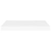 Floating Wall Shelves 2 pcs White 23.6"x9.3"x1.5" MDF - White