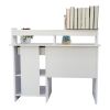 General Style Modern E1 15MM Chipboard Computer Desk RT - White