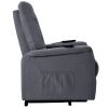 Power Lift Chair for Elderly with Adjustable Massage Function Recliner Chair for Living Room - Dark Gray