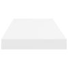 Floating Wall Shelves 2 pcs White 23.6"x9.3"x1.5" MDF - White