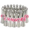 Russian Confectioners Piping Tips 23 pieces Russian Sphere Ball Cake Decorating Icing Piping Nozzles - 23-PC