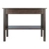 Stafford Console Hall Table; Oyster Gray - 16033