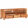 TV Stand 43.3"x11.8"x15.7" Solid Wood Acacia - Brown