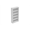 Manhattan Comfort Classic Olinda Bookcase 1.0 with 5-Shelves in White - Default Title