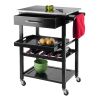 Anthony Kitchen Cart Stainless Steel - 20326