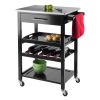 Anthony Kitchen Cart Stainless Steel - 20326