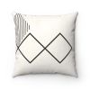 Diamond Abstract Lines Cushion Home Decoration Accents - 4 Sizes - 14" x 14"