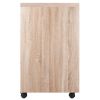 Kenner File Cabinet; 2-Drawer; Reclaimed Wood and White - 18316