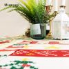 Muwago Colorful Festive Table Cloth High Quality Waterproof Oil Proof Table Cover For Dining Room Christmas Holiday Decoration - W52"*H108"