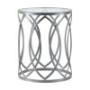 Arlo Metal Eyelet Accent Table - as Pic