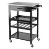 Anthony Kitchen Cart Stainless Steel - 20326