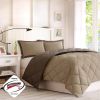 3M Scotchgard Diamond Quilting Reversible Down Alternative Comforter Set - as Pic