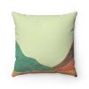 Tranquil Mountain Square Pillow - 4 Sizes - 14" x 14"