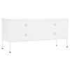 TV Stand White 41.3"x13.8"x19.7" Steel - White