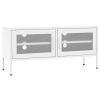 TV Stand White 41.3"x13.8"x19.7" Steel - White