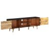 TV Stand 55.1"x11.8"x18.1" Rough Mango Wood and Solid Wood Acacia - Brown