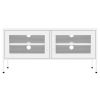 TV Stand White 41.3"x13.8"x19.7" Steel - White