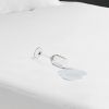 Cool/Warm Reversible Waterproof and Stain Release Mattress Pad - as Pic