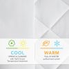 Cool/Warm Reversible Waterproof and Stain Release Mattress Pad - as Pic